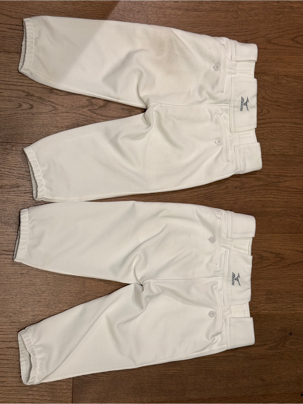Mizuno Kids Medium White Baseball Pants - Two Pairs for $25 ($100 new)